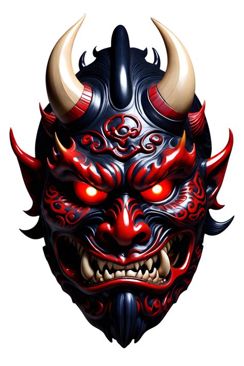 Ai Generated Oni Mask Japanese Mask Devil Mask Png Transparent