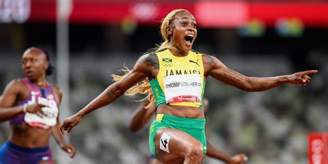 Elaine Thompson Herah Is Now The Worlds Fastest Woman With Record Breaking Olympic Win In 100