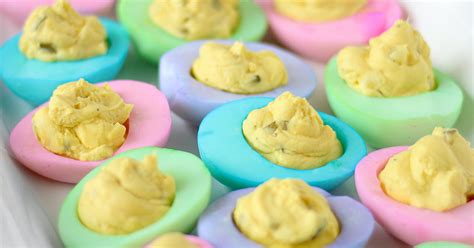 How To Make Beautiful Pastel Colored Deviled Eggs For Easter