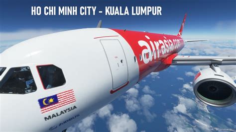 Ho Chi Minh City Kuala Lumpur Air Asia A320 Takeoff And Landing
