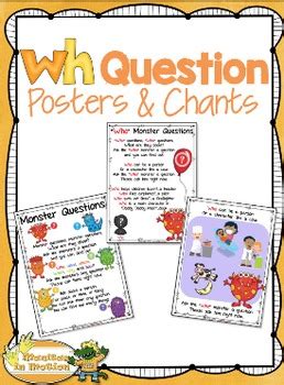 Wh questions online worksheet for first grade. WH Question - Posters, Chants, Anchor Charts | This or ...