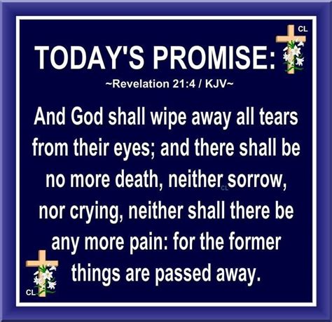 Todays Promise Scripture Verses Gods Promise Revelation