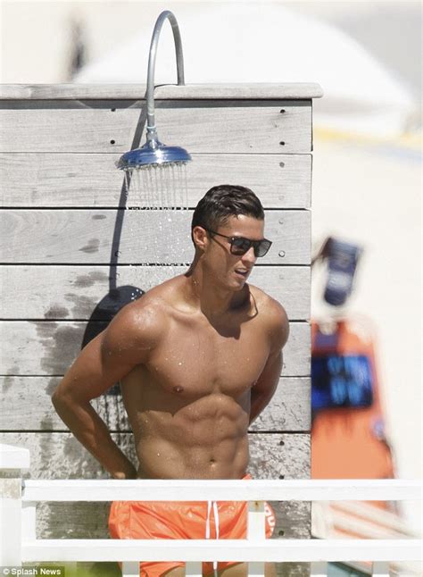 Shirtless Cristiano Ronaldo Puts On Heartwarming Display With Son In