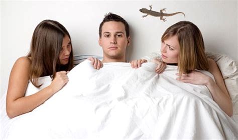 Man Caught Sleeping With Two Women Because Scared Of Cicak