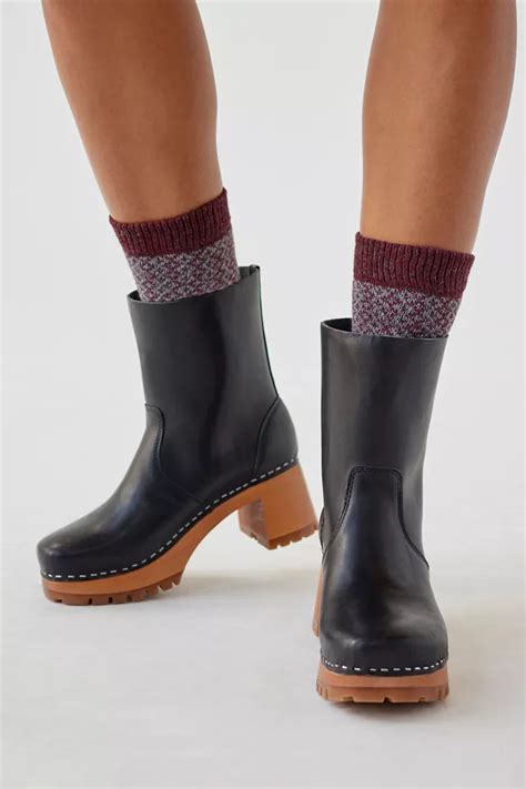 Swedish Hasbeens Plain Leather Boot Urban Outfitters