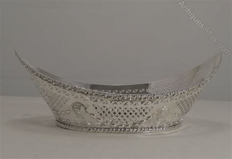 Antiques Atlas Antique English Silver Plated Bread Basket C1900