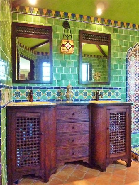 Moroccan Themed Bathroom Using Turkish Moroccan And