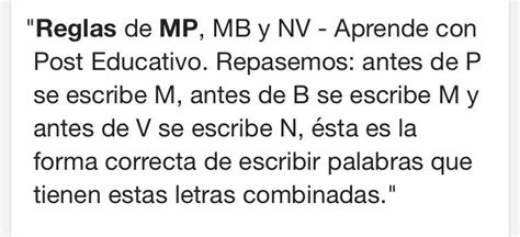 Hablar Mm Calcular Reglas Ortograficas Mb Nv Enjuague Bucal Desprecio