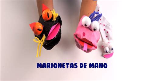 Marionetas De Mano Cómo Hacer Marionetas Manualidades Para Niños