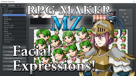 Rpg Maker Mz Tutorial 13 Character Generator Youtube