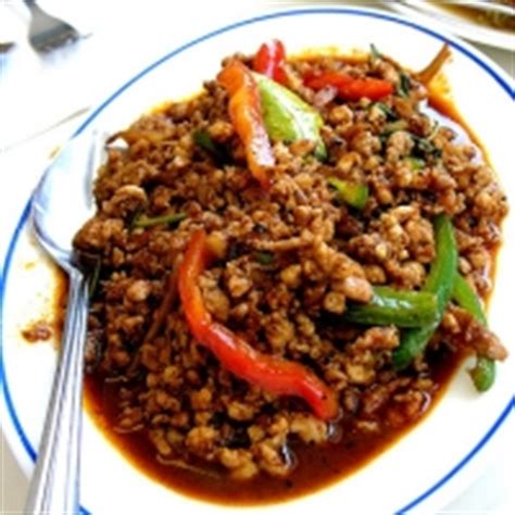 Spicy thai basil chicken pad ga prao fast casual recipe. thaikokk.no