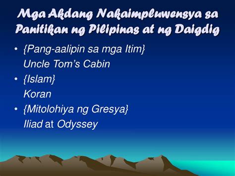 Mga Panahon Ng Panitikan Sa Pilipinas Ppt Historikal Na Dulog Mobile Legends