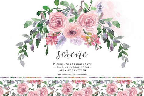 Affordable and search from millions of royalty free images, photos and vectors. Watercolor Romantic Blush Rose Clipart Blush Floral ...