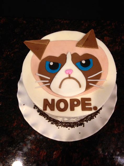 Grumpy Cat Birthday Cake Meme