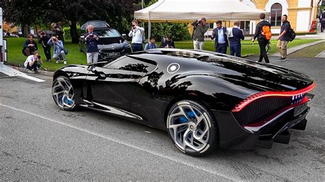 Worlds Most Expensive Car 19 Million Bugatti La Voiture Noir Drives