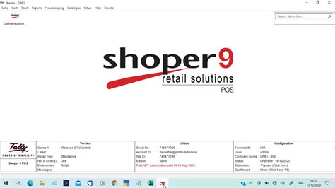 Item Master Creation In Shoper9 Using Excel Youtube
