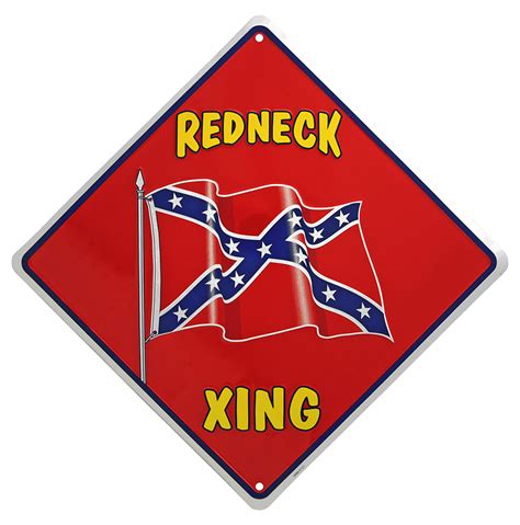 Redneck Xing Tin Sign