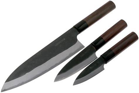 Eden Kanso Aogami Piece Knife Set Advantageously Shopping At Knivesandtools Ie