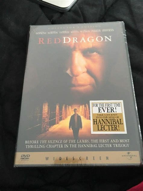 RED DRAGON DVD 2003 Widescreen ED NORTON ANTHONY HOPKINS FACTORY