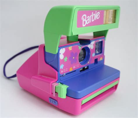 Vintage Barbie Working Polaroid 600 Film Camera Pink