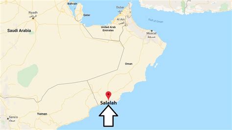 Where Is Salalah Located What Country Is Salalah In Salalah Map