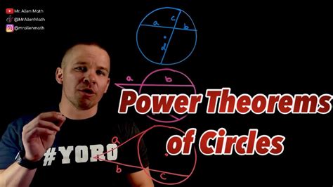 Power Theorems Of Circles Youtube