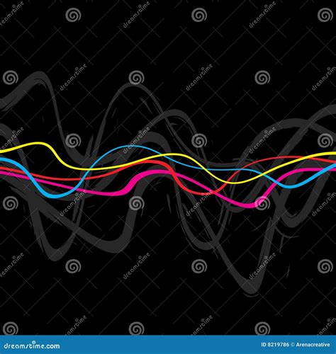 Squiggle Lines Vector Stock Vector Illustration Of Flow 8219786