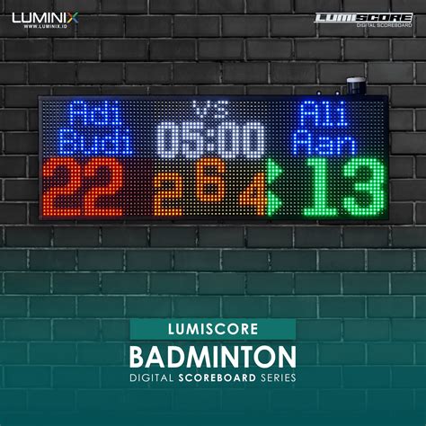 Scoreboard Digital Badminton Ld 1035 Digital Scoreboard Series Luminix