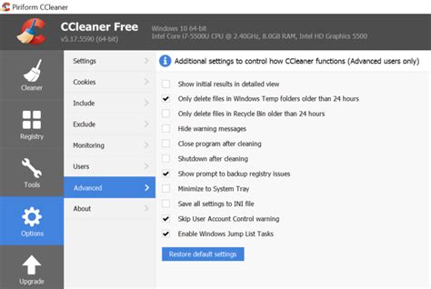 Ccleaner For Windows 10 Free Download