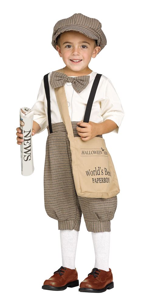 Retro Newsboy Toddler Child Boys Costume Old Fashioned Newsies 24 Mo 2t