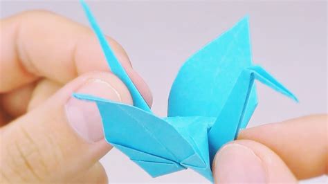 Grulla De Papel Origami Fácil Tutorial Youtube