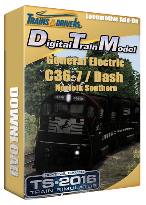 Tad Dtm Ge C36 7 Dash 7 Locomotive Add On Erhältlich Rail Sim