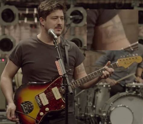 The Beautiful Marcus Mumford Sporting A New Electric Guitar And A New