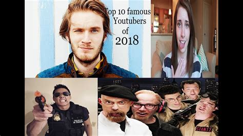 Top 10 Famous Youtubers In The World 2018 Youtube