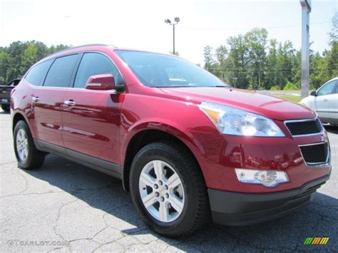 Crystal Red Tintcoat 2012 Chevrolet Traverse Lt Exterior Photo