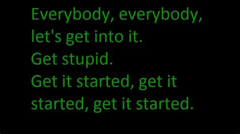Black Eyed Peas Let S Get It Started Lyrics Hd Youtube