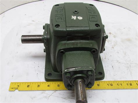Ohio Right Angle Bevel Gear Drive Speed Reducer Gearbox 11 Ratio 20hp