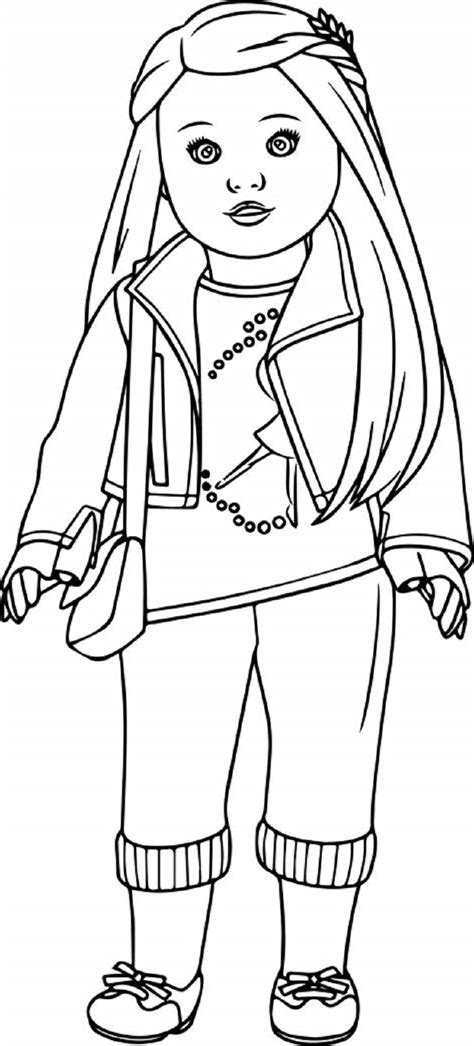 American Doll Coloring Pages Coloring Pages