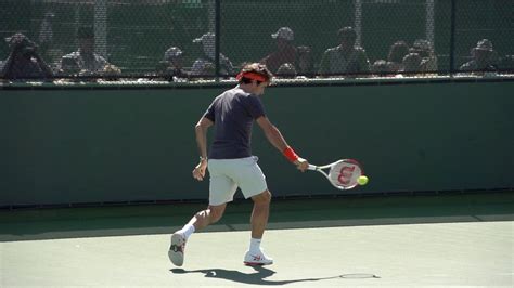 Roger Federer Backhand In Super Slow Motion 3 Indian Wells 2013 Bnp