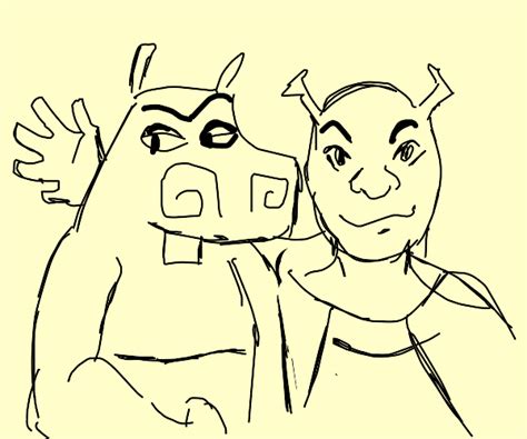 Moto Moto And Shrek Collab Drawception