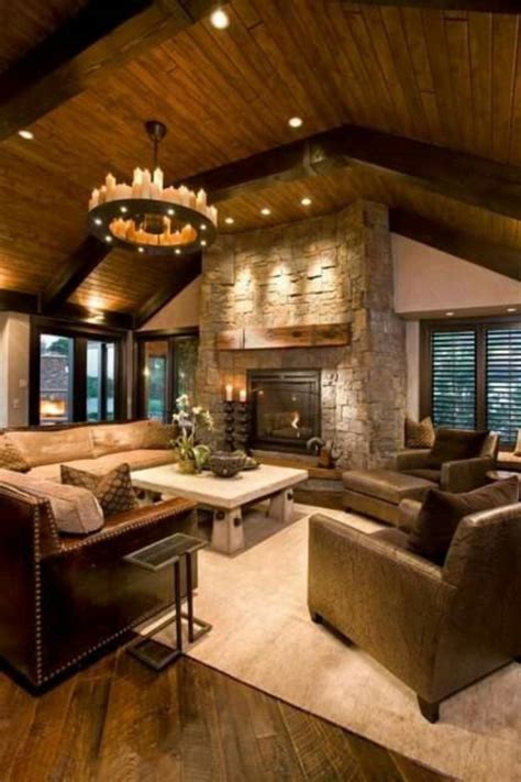 Awesome Rustic Industrial Living Room Design And Decor Ideas