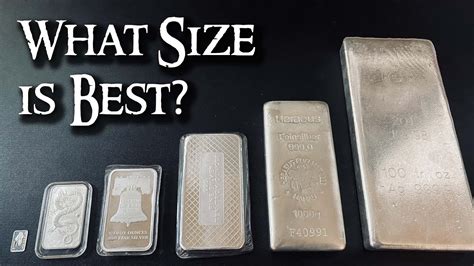 The Best Silver Bar Size For Silver Stacking Or Silver Investing Youtube