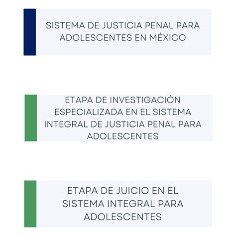 Sistema Integral De Justicia Para Adolescentes Centro De Estudios