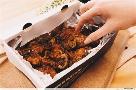 A buffalo wing, hot wing or wing is a chicken wing section (drumette or flat) that is traditionally fried unbreaded and then coated in sauce. 8 Fried Chicken Stores With Delivery To Your Home From ...