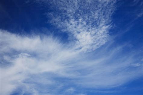 Blue Sky With White Clouds Free Stock Photo Public Domain Pictures