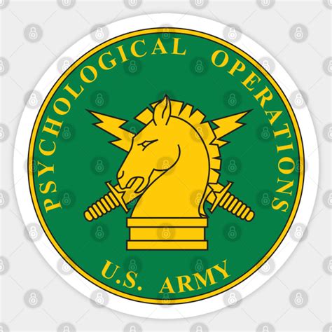 U S Army Psychological Operations Psyop Branch Us Army Sticker