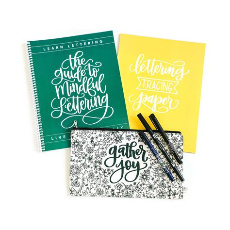 Guide To Mindful Lettering Bundle Hand Lettered Design