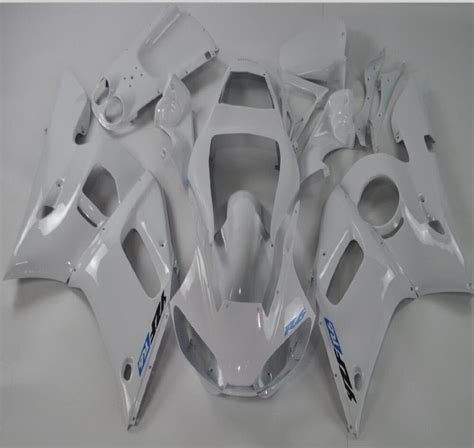 Fei Custom Abs Fairings For Yamaha 1998 1999 2000 2002 Yzfr6 All White