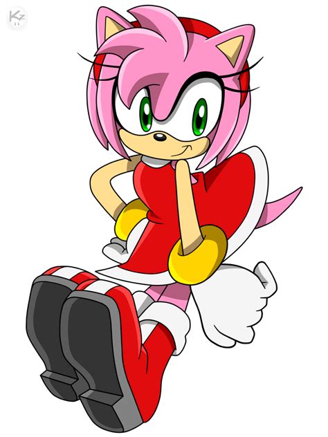 amy rose by krizeii on deviantart