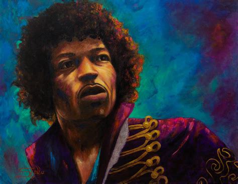 Jimi Painting By Stella Maarsman Pixels